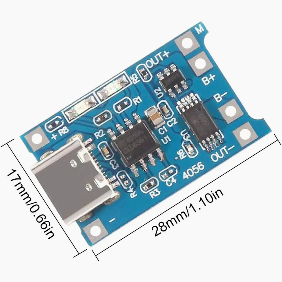 Tp4056 Module - 10/20 ชิ้น 5V 1A 18650 แบตเตอรี่ลิเธียม