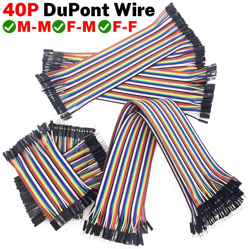 Jumper Wire Kit - ชุดสายจัมเปอร์แบบริบบิ้น 40 พิน ดูปองท์ ความยาว 16.5