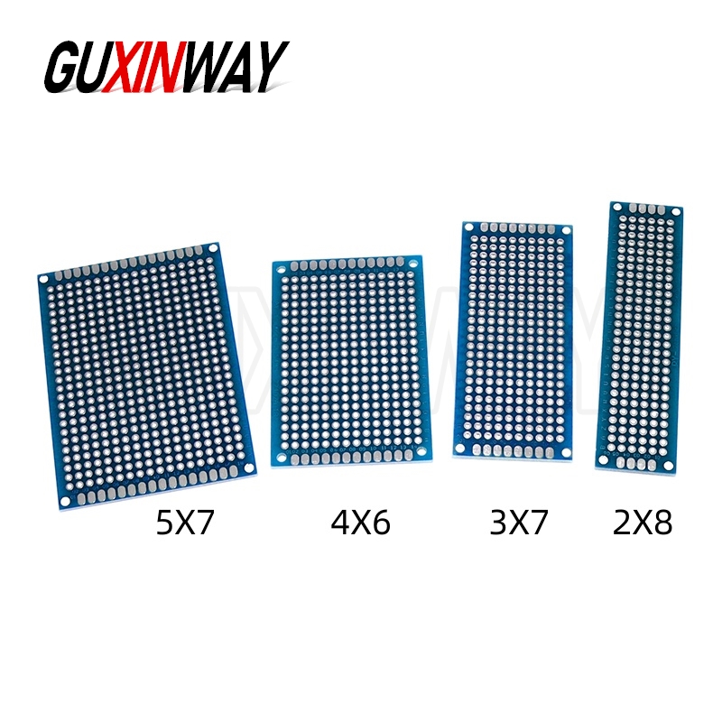 Perfboard - สองด้านแผงวงจร DIY ชุดอิเล็กทรอนิกส์ 3x7 ซม.4x6 ซม.5x7