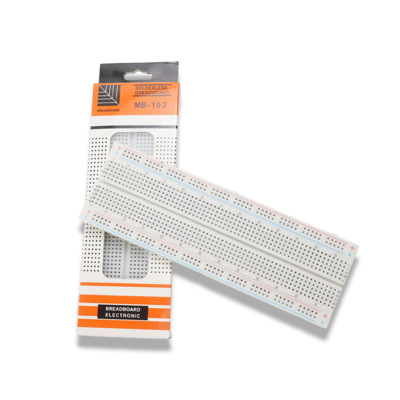 Breadboard 400 Point - ชุดบอร์ดทดลอง MB102 400/830 จุด บอร์ด PCB