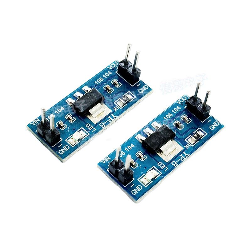 Ams1117 Module - AMS1117-3.3V/5V โมดูลบัดกรีอย่างดี,PIN HEADER, step-Down แรงดันไฟฟ้า Power