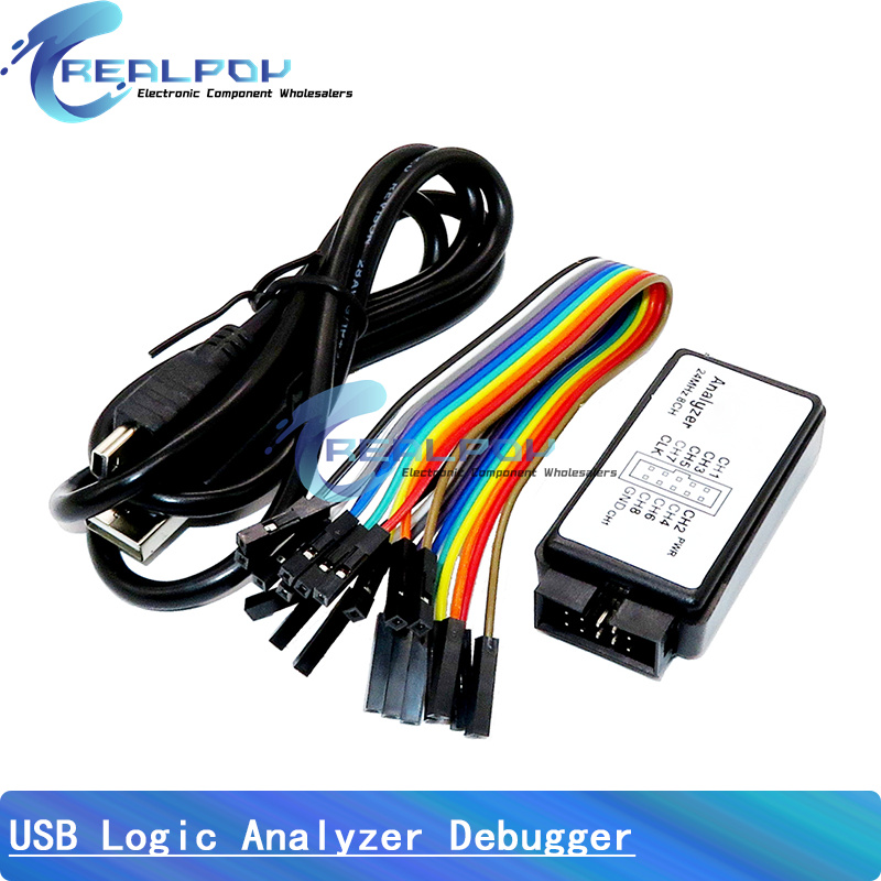 Breadboard 400 Point - USB Logic Analyzer 24MHz 8 ช่อง
