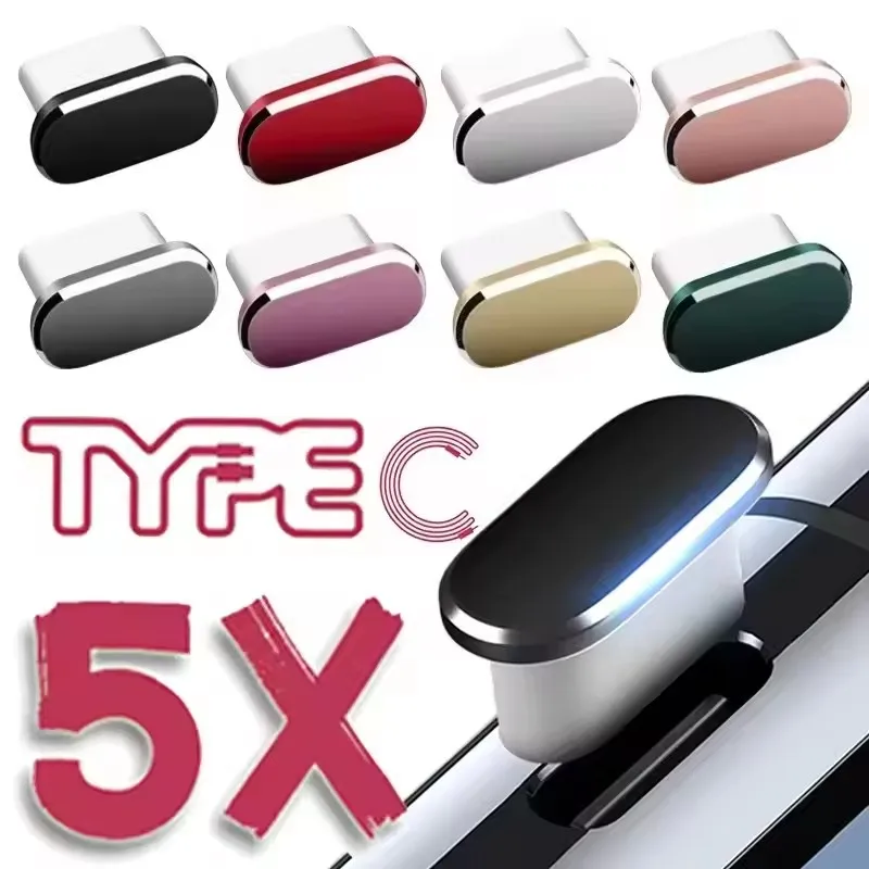 Usb C Cable - จุกกันฝุ่นโลหะสำหรับพอร์ตชาร์จ USB Type C ของ iPhone