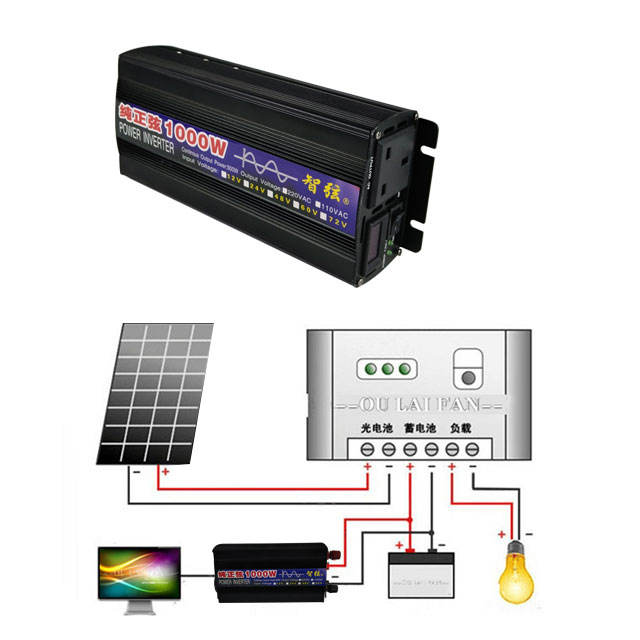 Dc Dc Converter - อินเวอร์เตอร์คลื่นไซน์บริสุทธิ์ 1000W 500W DC 12V 24V
