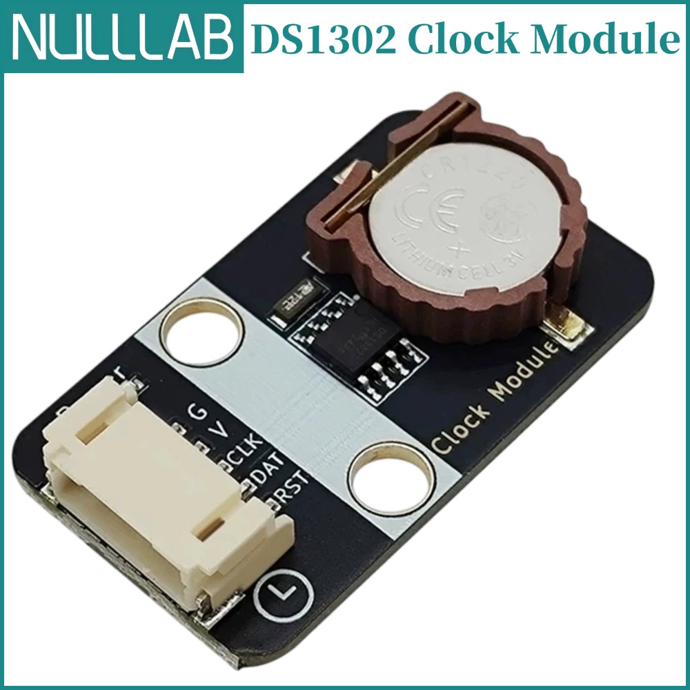 Esp32 Battery Holder Lipo - โมดูลนาฬิกาเรียลไทม์ DS1302 RTC พร้อมที่ใส่แบตเตอรี่แบบเหรียญ CR2032 สำหรับ