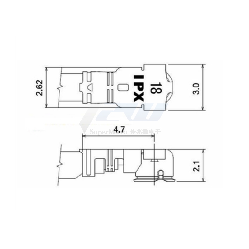 RF U.FL/IPX IPX1 UFL to RP-SMA - Ipex Connector บทวิจารณ์และราคา