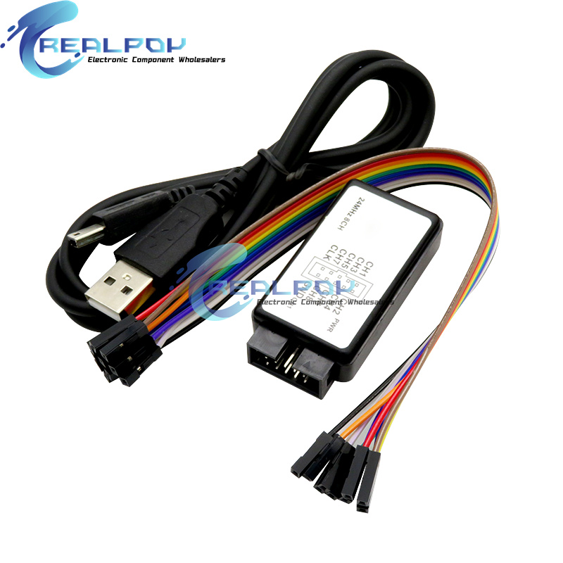 USB Logic Analyzer 24MHz 8 ช่อ - Breadboard 400 Point บทวิจารณ์และราคา