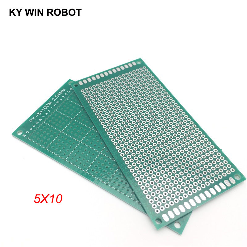 1 ชิ้น 5x10 เซนติเมตร 50x100 ม - Pcb Prototyping Board บทวิจารณ์และราคา
