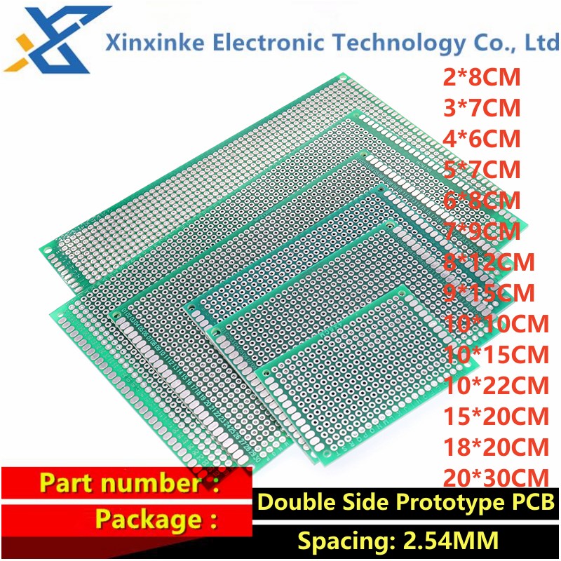 5PCS 2.54 มม.7*9 ซม.3 ซม.* 7 ซ - Pcb Prototyping Board บทวิจารณ์และราคา