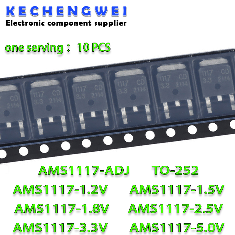 10 ชิ้น/ล็อต AMS1117CD-ADJ AMS - Ams1117 Module บทวิจารณ์และราคา