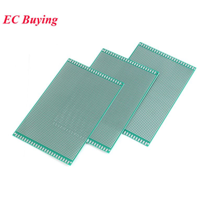 12x18 ซม.คู่ด้านข้างต้นแบบ Uni - Pcb Prototyping Board บทวิจารณ์และราคา