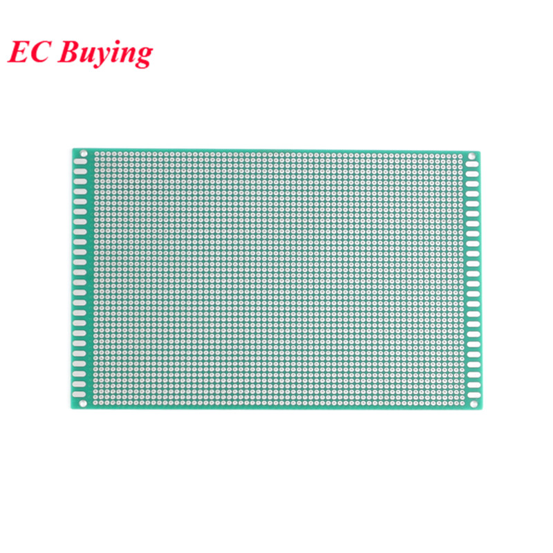 12x18 ซม.คู่ด้านข้างต้นแบบ Uni - Pcb Prototyping Board บทวิจารณ์และราคา