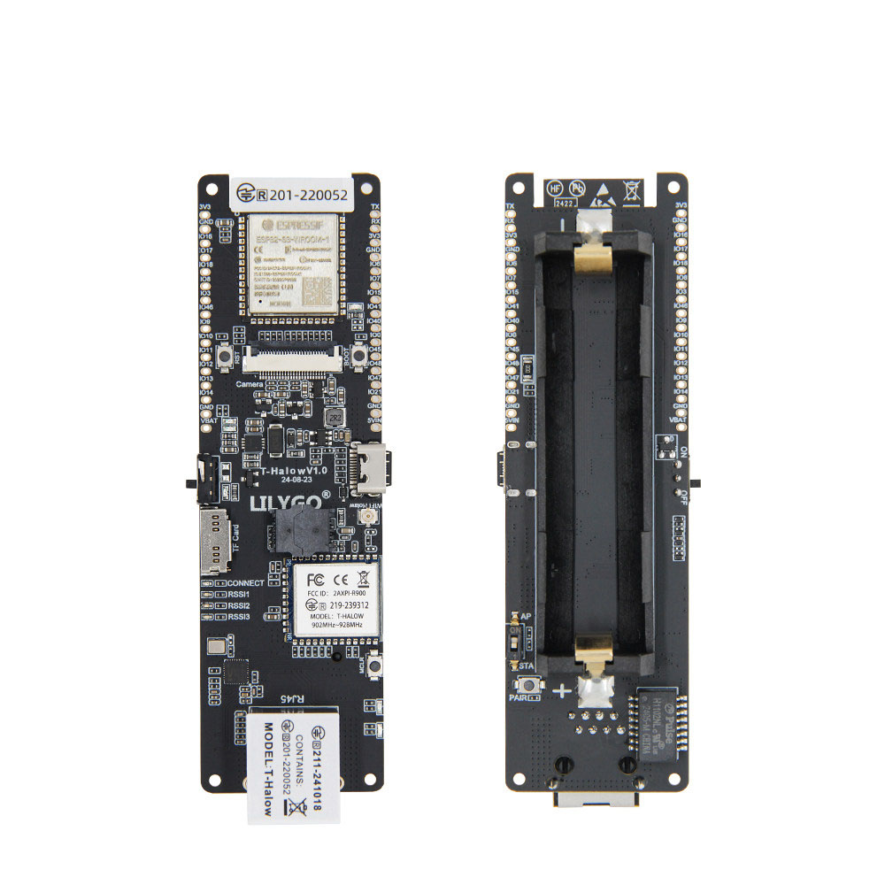 บอร์ดพัฒนา LILYGO T-Halow ESP3 - Esp32 Battery Holder Lipo บทวิจารณ์และราคา