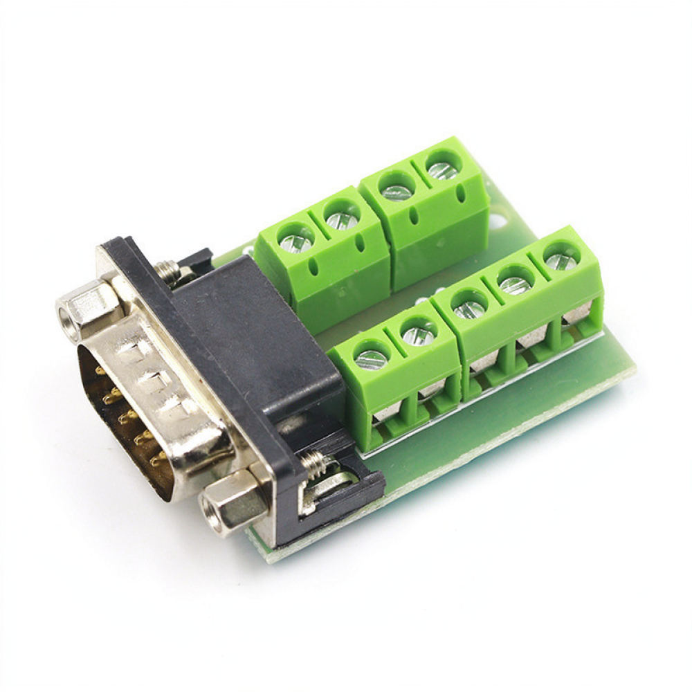 คอนเนคเตอร์ DB9 แบบไม่ต้องบัดก - Screw Terminal Block บทวิจารณ์และราคา