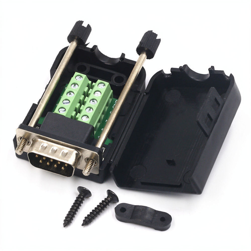คอนเนคเตอร์ DB9 แบบไม่ต้องบัดก - Screw Terminal Block บทวิจารณ์และราคา