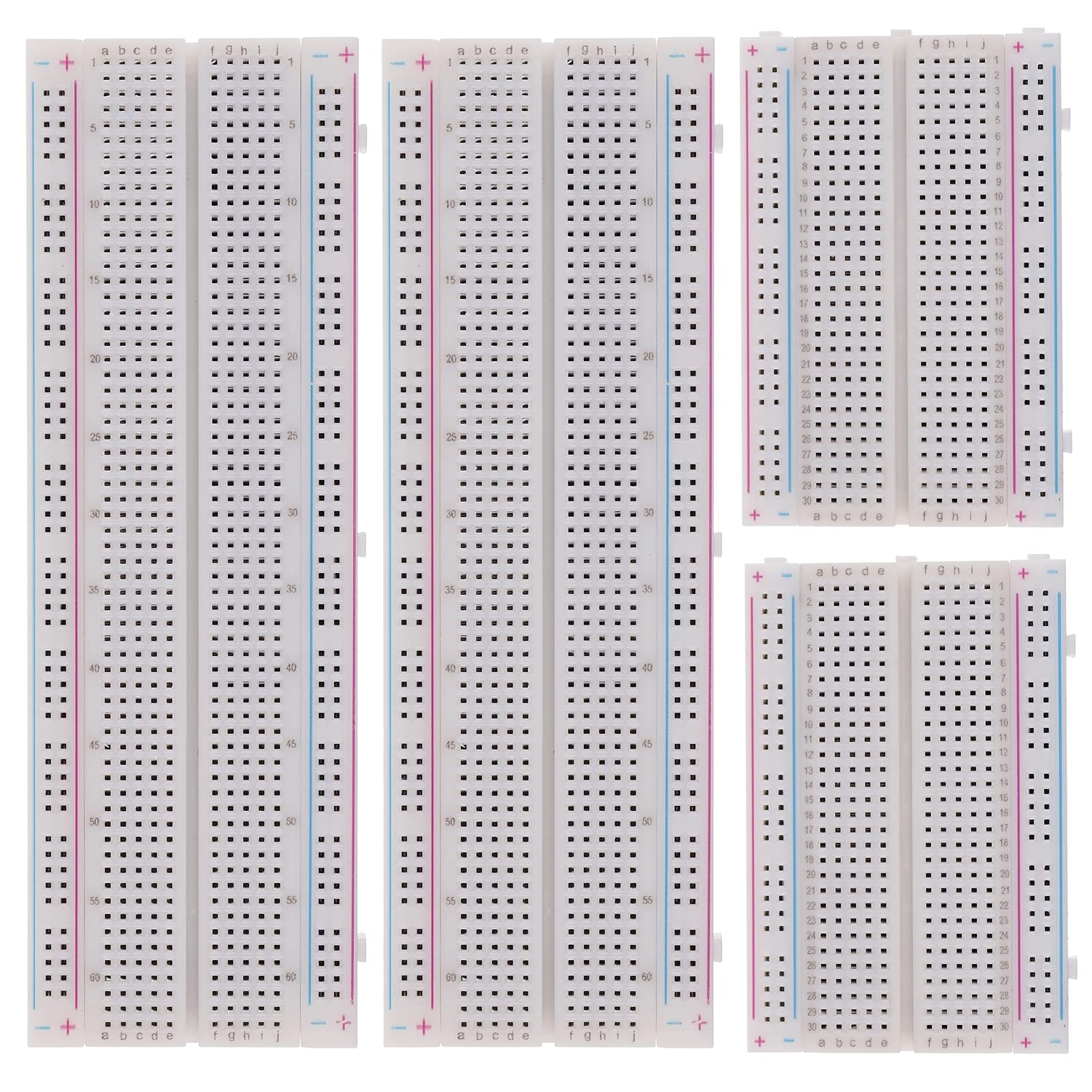 ชุดบอร์ดทดลองแบบไม่ต้องบัดกรี  - Breadboard 400 Point บทวิจารณ์และราคา