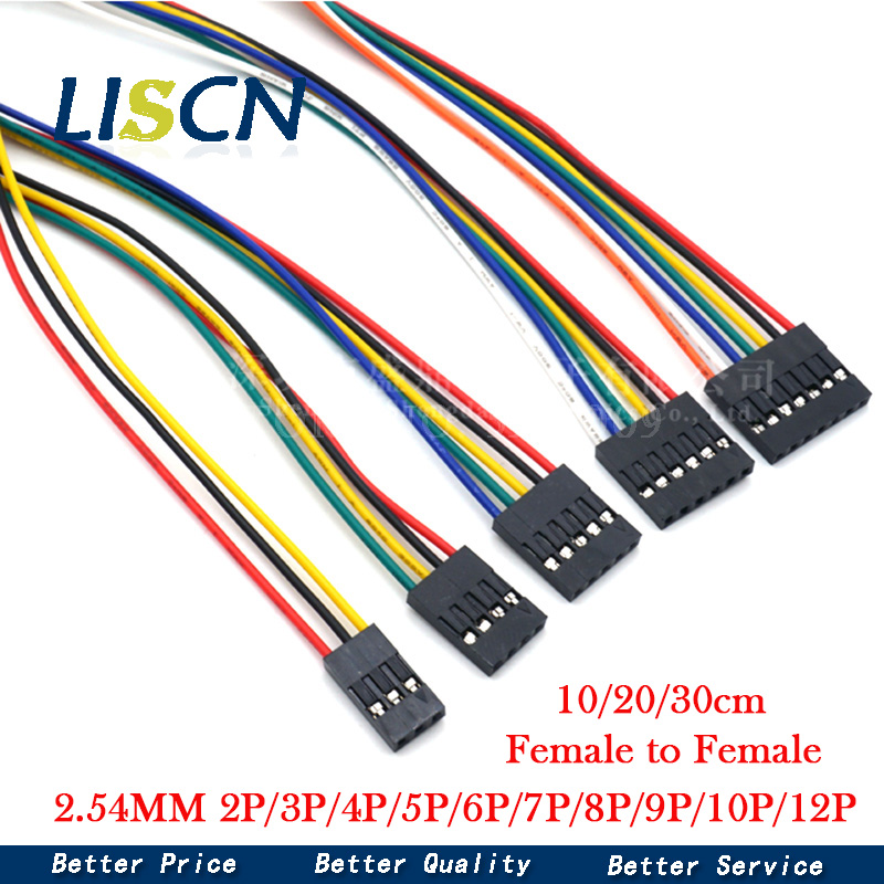 5PCS 2.54 สาย 2.54 มม.Dupont L - Jumper Wire Kit บทวิจารณ์และราคา