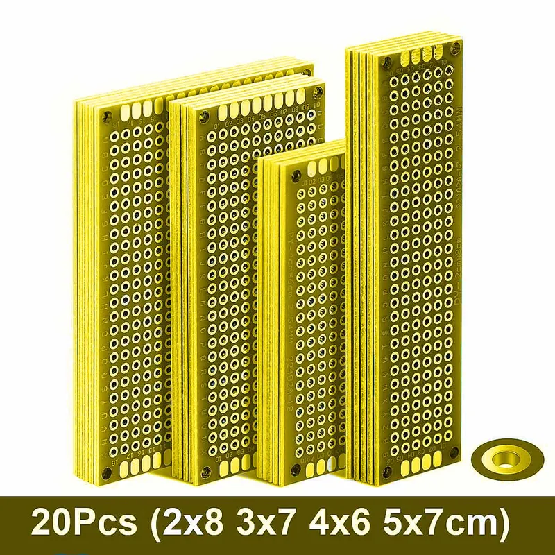 20 ชิ้น/ล็อต PCB ต้นแบบบอร์ด P - Pcb Prototyping Board บทวิจารณ์และราคา